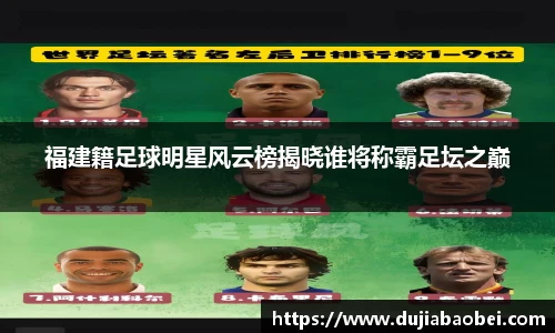 福建籍足球明星风云榜揭晓谁将称霸足坛之巅